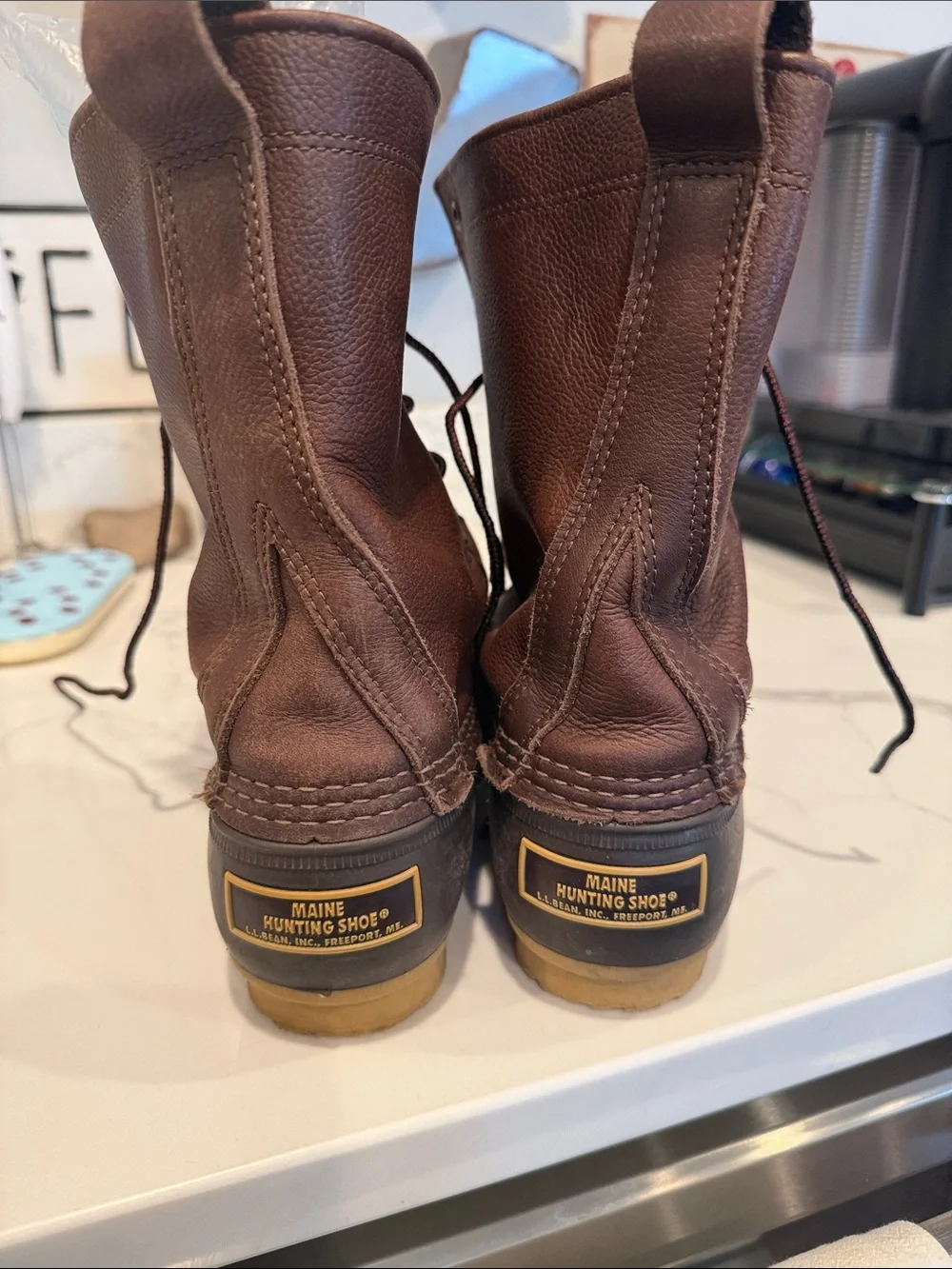 LL Bean Classic Women's Duck Boots - Brown Waterproof Winter Boot